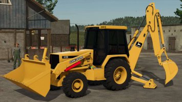 John Deere 410D Loader fs25