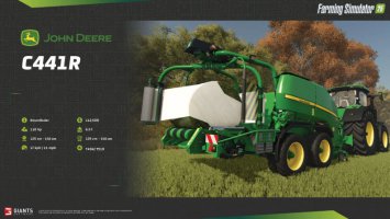 John Deere C441R Baller FS25