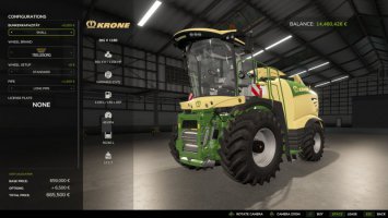 Krone Big X 1180 (with hopper) FS25