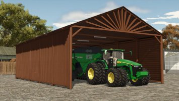 Modern Wooden Shed FS25