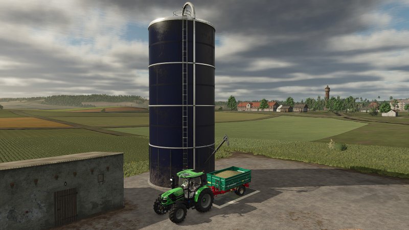 Blaues Silo FS25