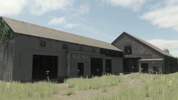 Cow Barn With Garages FS25