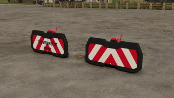 Front warning sign fs25