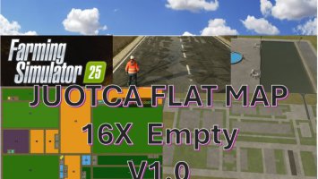 FS25 Juotca Flat Map Empty16X