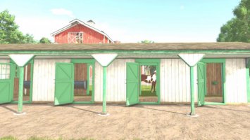 Horse stable with working doors V1.0.0.2 FS25