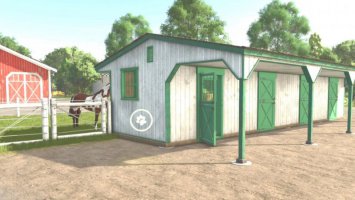 Horse stable with working doors V1.0.0.2 FS25