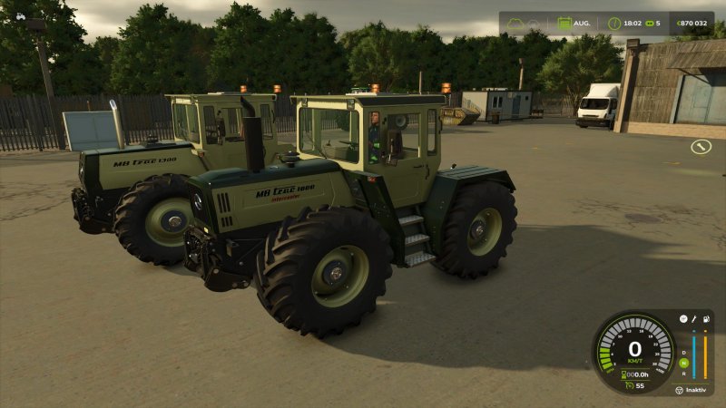 MB Trac 1800 Silbersteel FS25