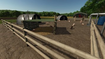 Pigspen with Shelters and Arks V1.0.0.1 FS25 Pigspen with Shelters and Arks V1.0.0.1 FS25