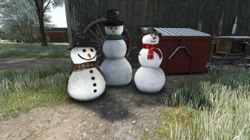 Placeable Snowman Pack