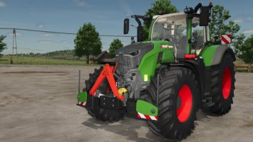 Fendt 700 with Agribumper V1.0.4.0 fs25