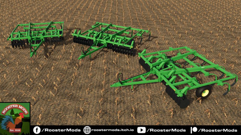 John Deere 712 Mulch Tiller FS25