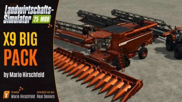 New Holland X9 PACK Hirschfeld Edition v1.1.0.0 fs25