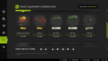 Pack Fendt GTA/Xylon Edit FS25