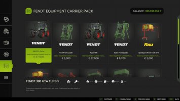 Pack Fendt GTA/Xylon Edit FS25