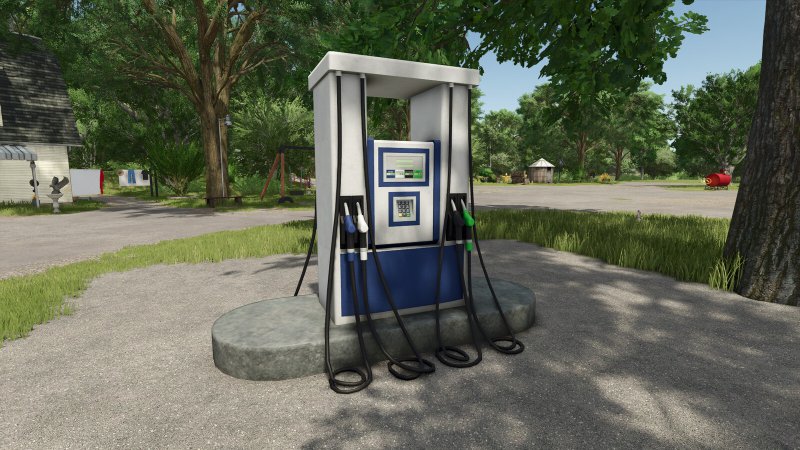 Placeable Gas Station Pump FS25