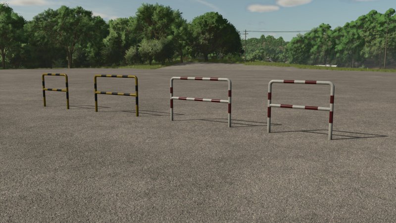 Road Barriers Pack FS25
