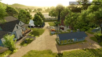 Savegame small american farm in Rivenberg Springs FS25