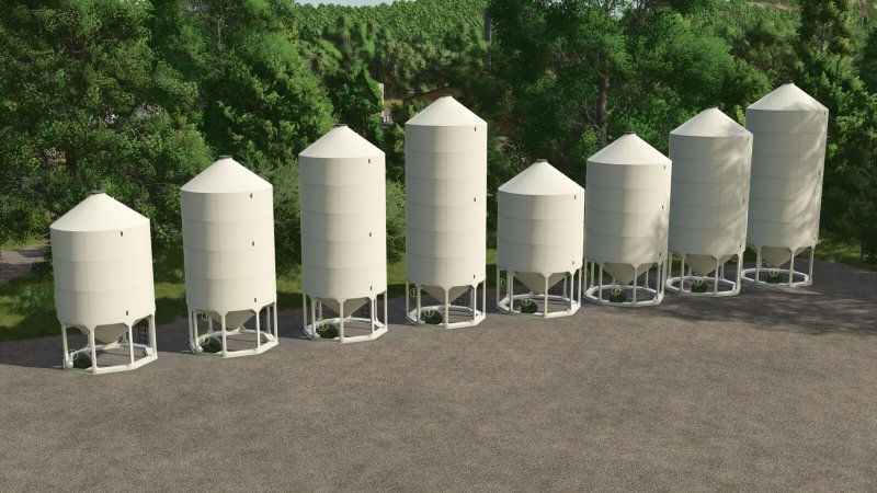 Smoothwall Hopper Bin Pack FS25