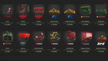 Vehicles and Tools Pack A-C FS25 Vehicles and Tools Pack A-C FS25