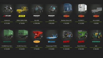 Vehicles and Tools Pack A-C FS25 Vehicles and Tools Pack A-C FS25