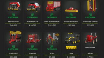 Vehicles and Tools Pack N-Q FS25 Vehicles and Tools Pack N-Q FS25