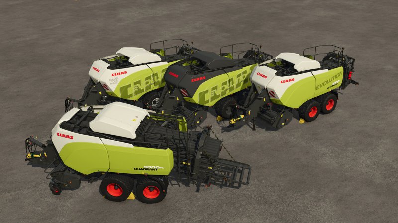 CLAAS Quadrant 5300 FC Evolution FS25
