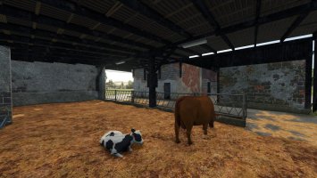 Garage With Cowshed FS25
