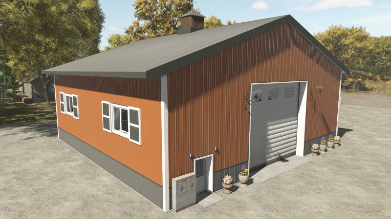 Garage With Workshop FS25