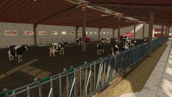 Moderner Kuhstall Und Maschinenhalle - Pack FS25