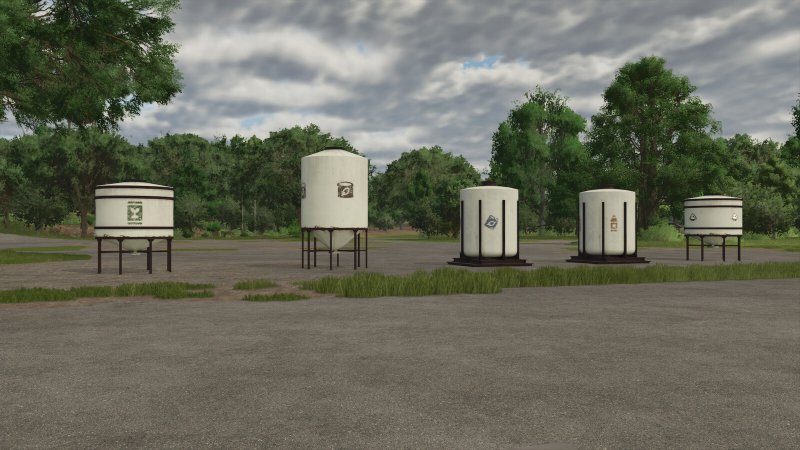 Placeable Refill Tanks FS25