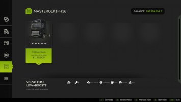 Volvo FH16 850 for swap bodies FS25