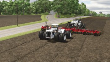 Bourgault 3320-76 Paralink Hoe Drill + 7950 Air Cart FS25 Bourgault 3320-76 Paralink Hoe Drill + 7950 Air Cart FS25