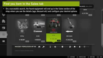 Buy Used Equipment v1.0.1.0 FS25 Buy Used Equipment v1.0.1.0 FS25