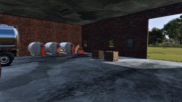 Garage with dairy FS25