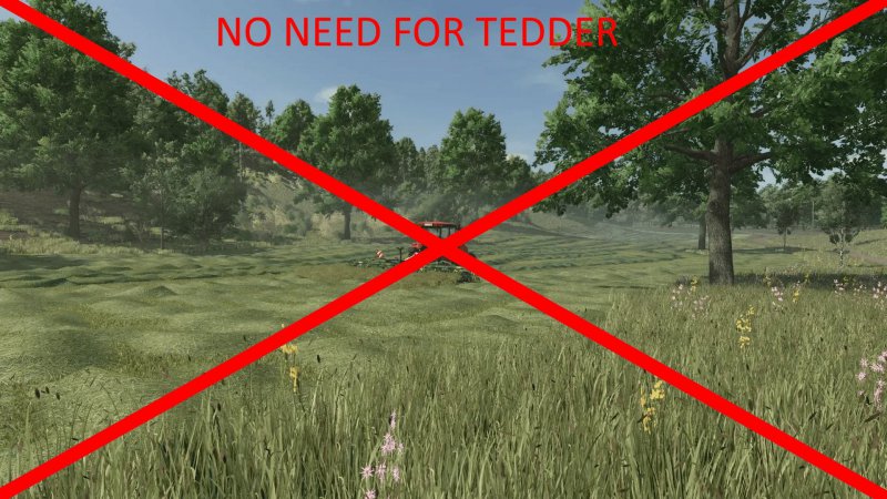 Grass to hay after 24 hours FS25