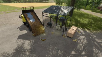 Kleine Kartoffelchips-Produktion