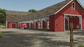 US Cow Barn With Vector FS25