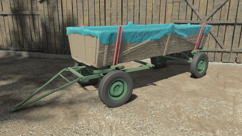 Wooden Trailer FS25