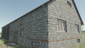 Barn With Cowshed FS25