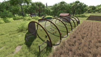 Hausgemachter Hühnerstall