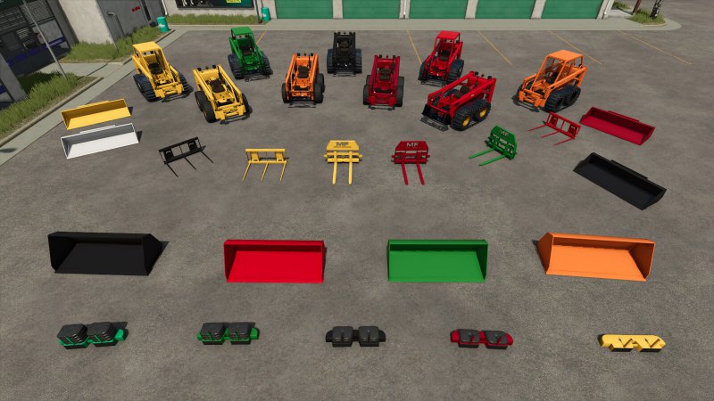 Kompaktlader 711 Pack v1.0.0.1 FS25