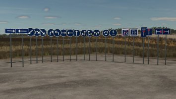 Swedish Road Sign Pack Placeable v1.0.0.1 FS25
