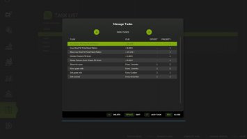 Aufgabenliste v1.1.0.9 FS25 Aufgabenliste v1.1.0.9 FS25