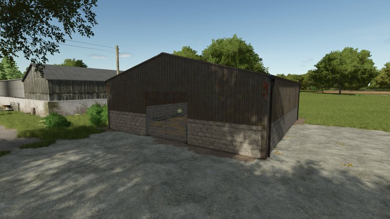 UK Indoor Sheep Barn FS25