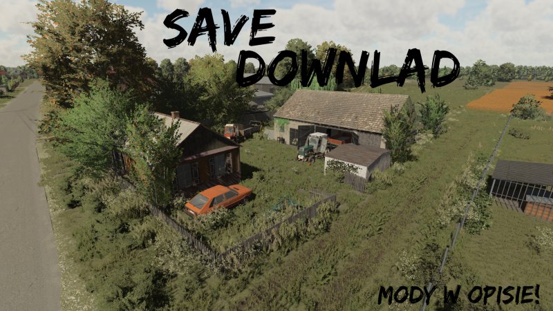 Zdziechów savegame + mody FS22