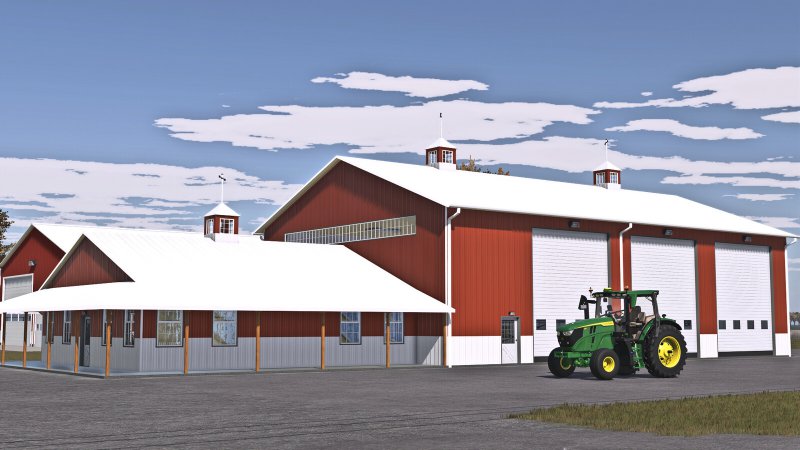 Amerikanisches Midwest Shed House v1.0.0.1 FS25