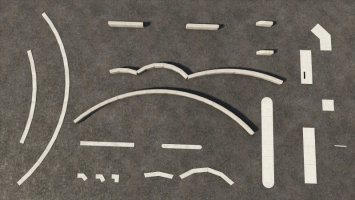 Bordsteinkante Zaun Pack