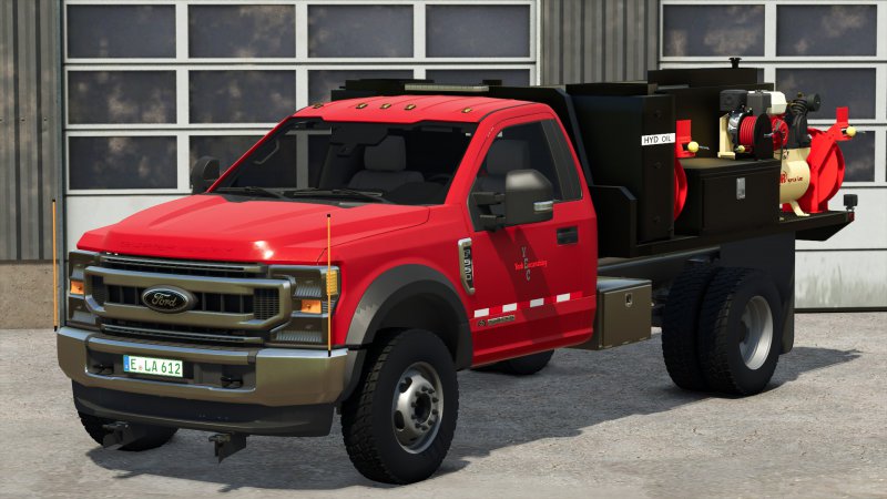 Ford F550 Septic Service & Fuel and Lube Trucks v1.0 FS25