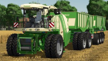 Krone Big X 1100 Cargo & Cargo Trailer v 1.0 FS25