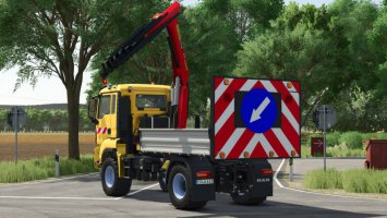 MAN TGS 18.500 TP Bed Truck & Crane v1.0 FS25